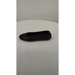 Quince Black Leather Ballet Flats